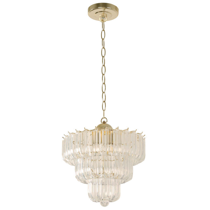Lámpara Colgante Bronce Pulido 2L E27 60W