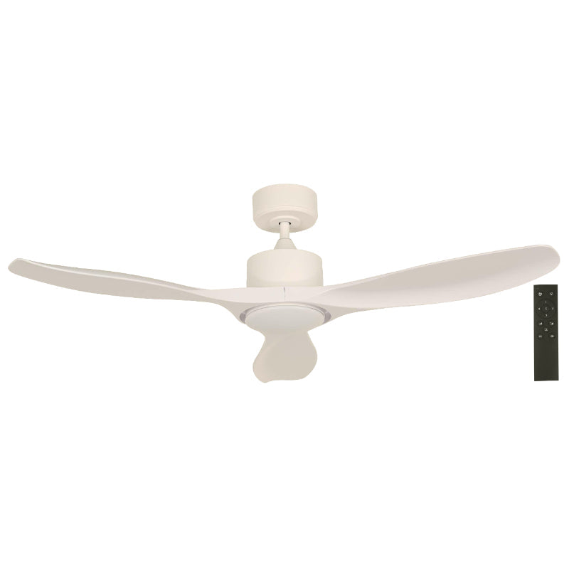 VENTILADOR LED DE TECHO 48" BLANCO 20W 3000/4000/6000K CONTROL REMOTO (DC MOTOR)