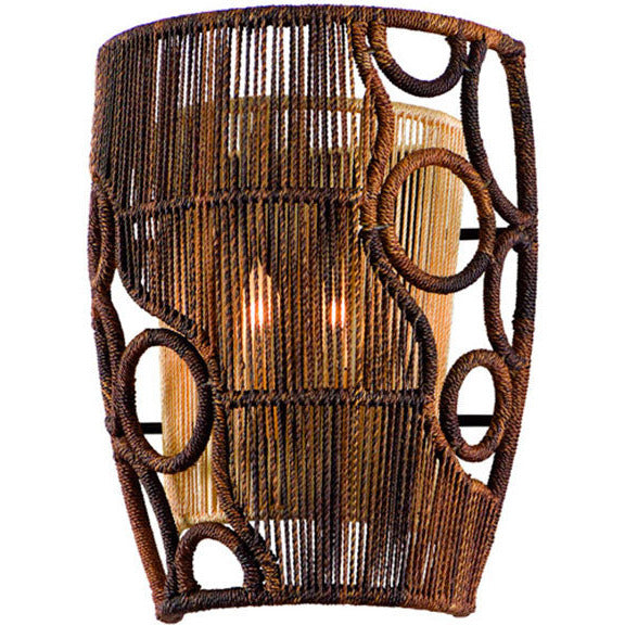 LAMP. APLIQUE HAVANA MARRON 2L E26 60W