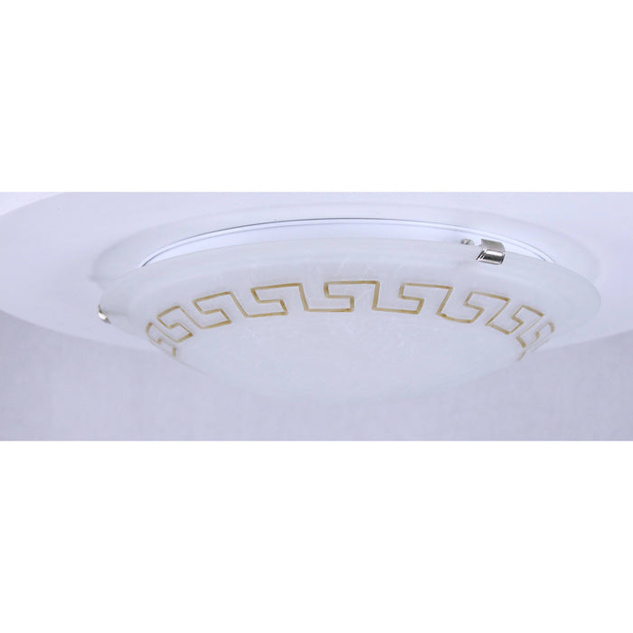 LAMP. TECHO NIQUEL SATINADO 1L E27 60W (N/B)