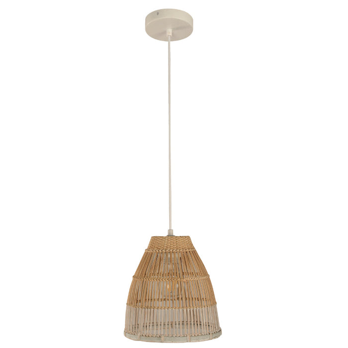 LAMP. COLGANTE BLANCO 1L E27 40W