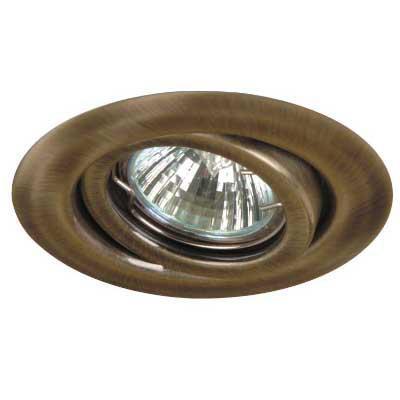 LAMP. TECHO ROSCA JC*1L 20W ACAB. BRONCE ANTIGUO