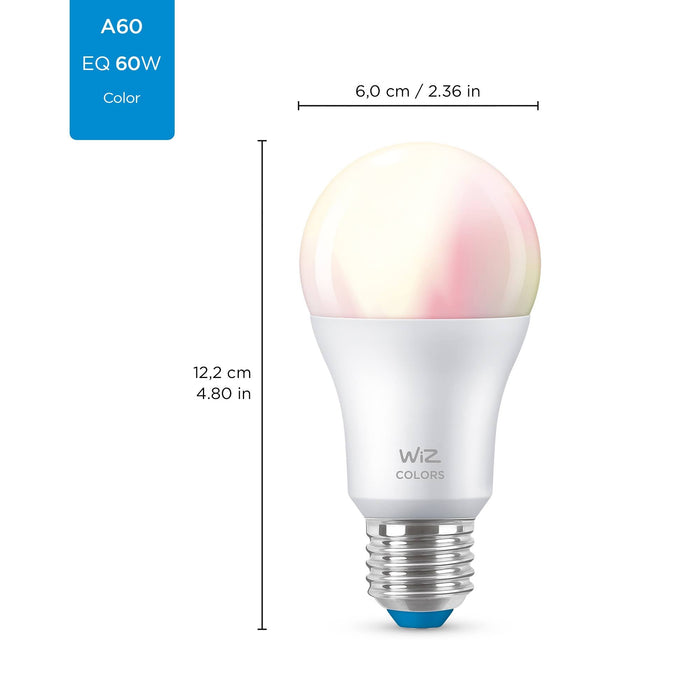 BOMBILLO LED A19 WIFI 8.8W RGB 2200-6500K E26 3PK 800LM