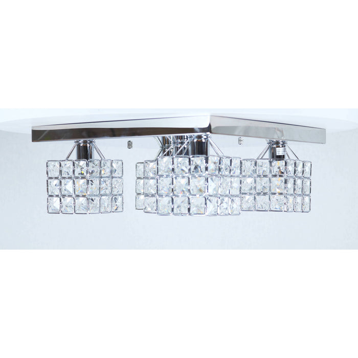Lámpara Techo Cromo 5L E14 40W