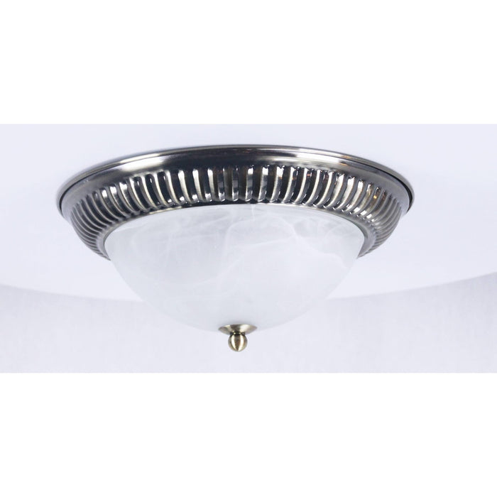 LAMP. TECHO BRONCE ANTIGUO 1L E27 60W (2 PIEZAS)