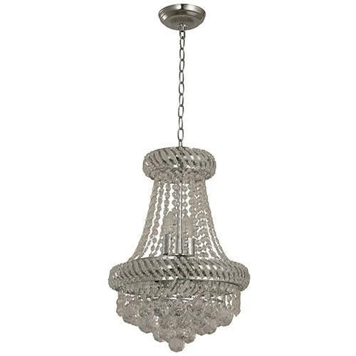 Lámpara Colgante Cromo 6L E27 60W