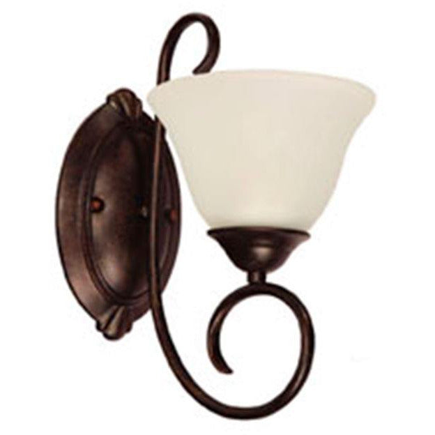 LAMP. PARED NEGRO CEPILLADO 1L E27 60W