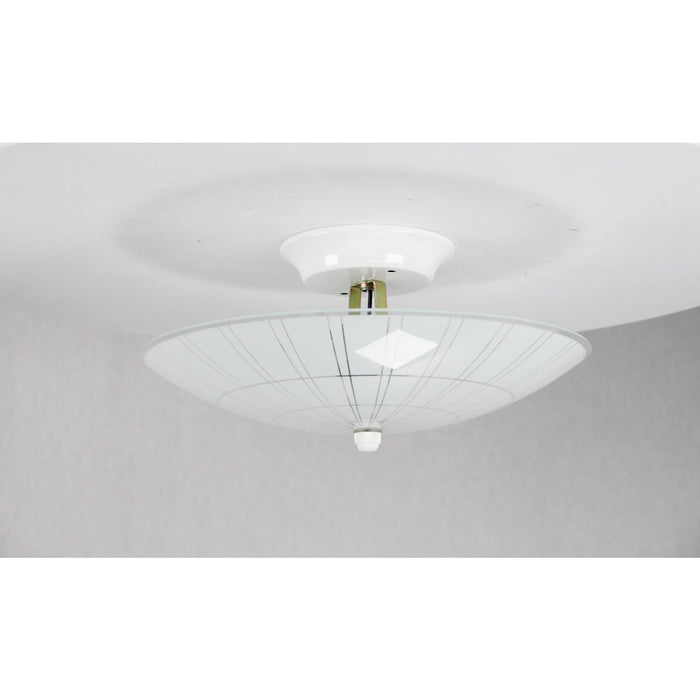 LAMP. TECHO BLANCO 2L E27 60W