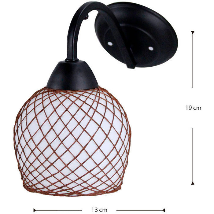LAMP. PARED NEGRO 1L E27 40W