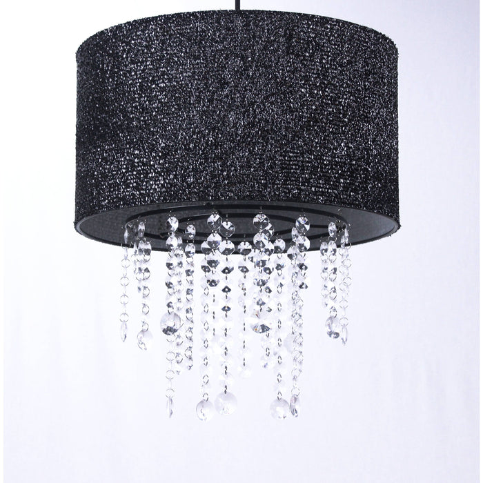 Lámpara Colgante Negro 1L E27 60W