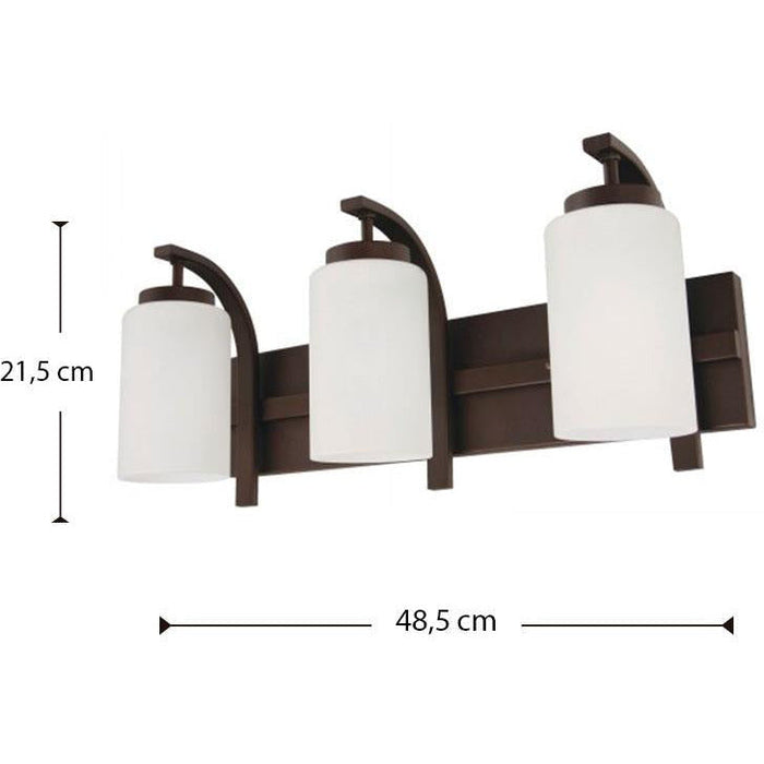 LAMP. PARED CHOCOLATE 3L E27 60W