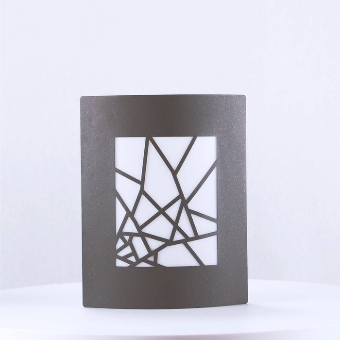 LAMP. EXT. PARED CHOCOLATE 1L E27 40W