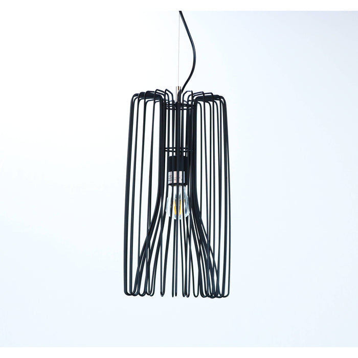 Lámpara Techo Negro 1L E27 40W
