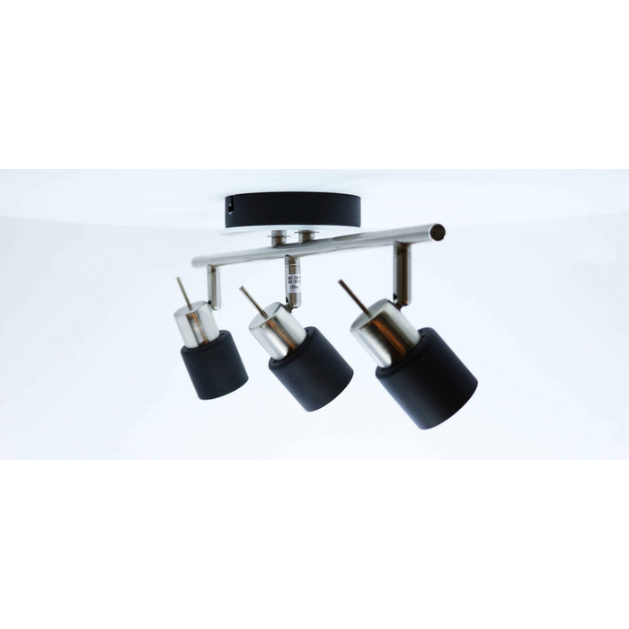 LAMP.TECHO NIQUEL SATINADO 3L GZ10 50W N/B