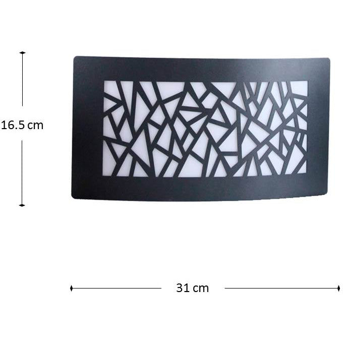 LAMP. EXT. PARED GRIS 1L E27 40W