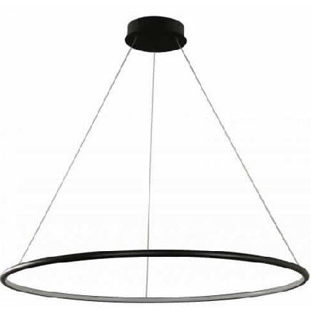 LAMP. LED COLGANTE NEGRO 1L 43W 120-277V 3000K