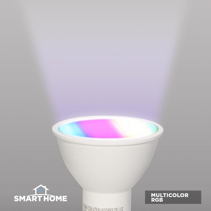 BOMBILLO LED INTELIGENTE MR16 GU10 5W 120V RGB