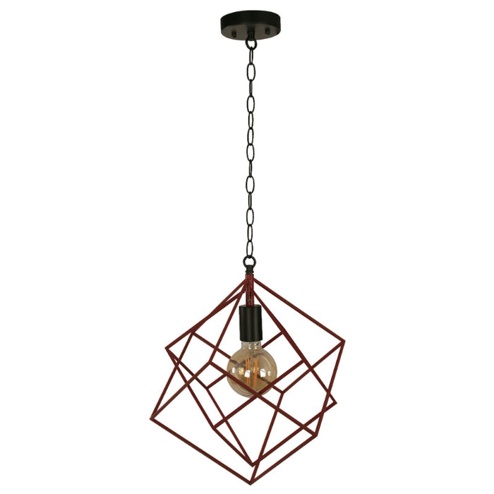 Lámpara Colgante Negro 1L E27 60W