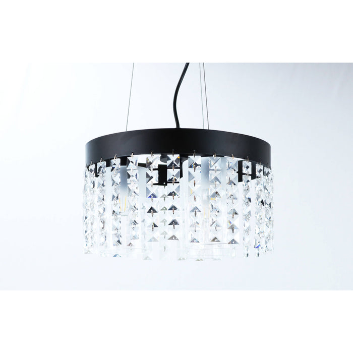 LAMP. COLGANTE NEGRO 3L E27 60W