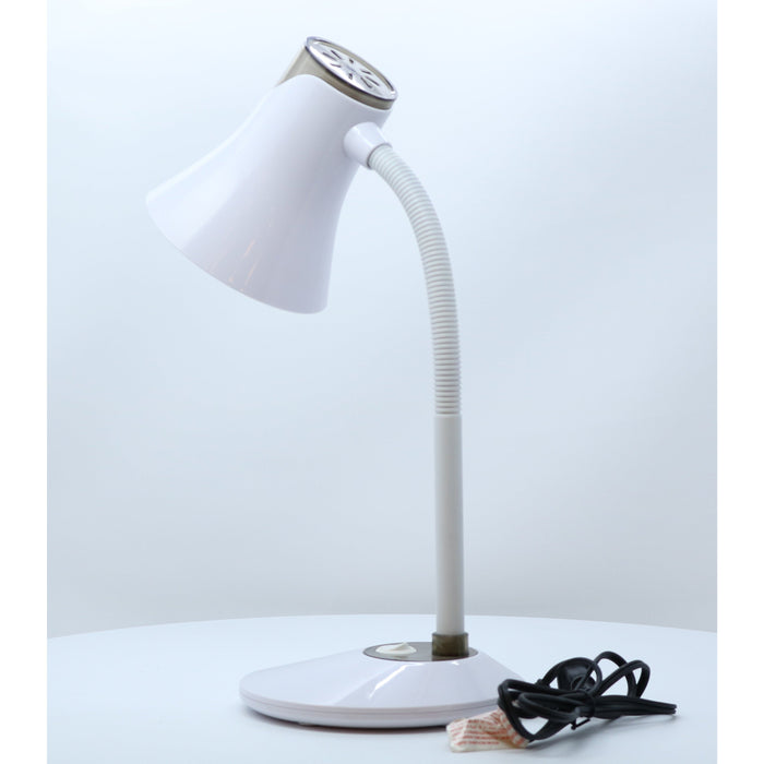 LAMP. ESCRITORIO BLANCO Y NEGRO 1L E27 9W