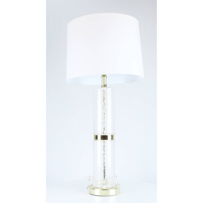 LAMP. MESA BRONCE PULIDO 1L E27 100W
