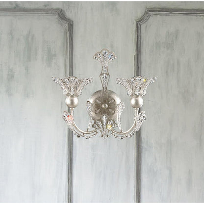 LAMP. PARED CRISTAL RIVENDELL 2L E12 40W