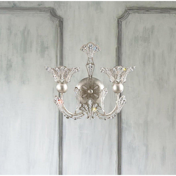LAMP. PARED CRISTAL RIVENDELL 2L E12 40W