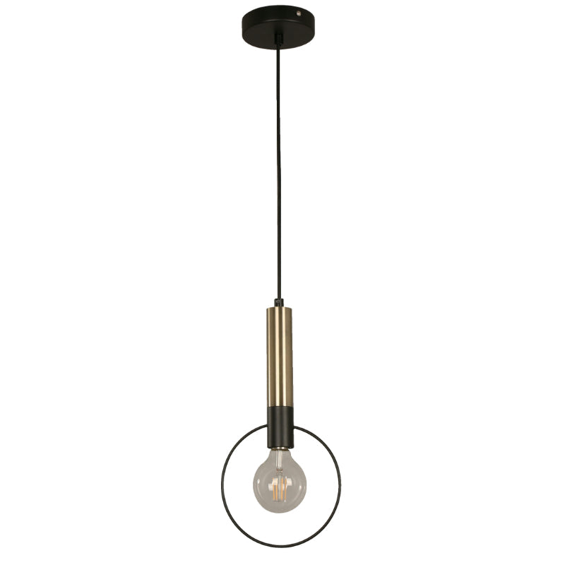 LAMP. COLGANTE NEGRO 1L E27 40W