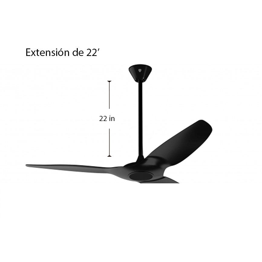 EXTENSIÓN HAYKU L BARRA DE 22' NEGRO