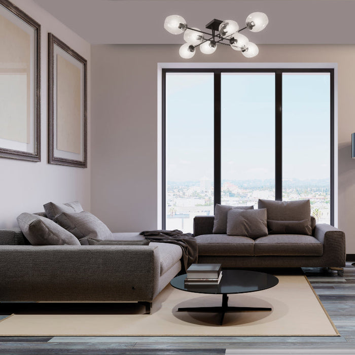 LAMP. TECHO NEGRO 8L E27 40W