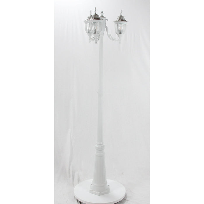 LAMP. EXT. POSTE BLANCO 3L E27 100W