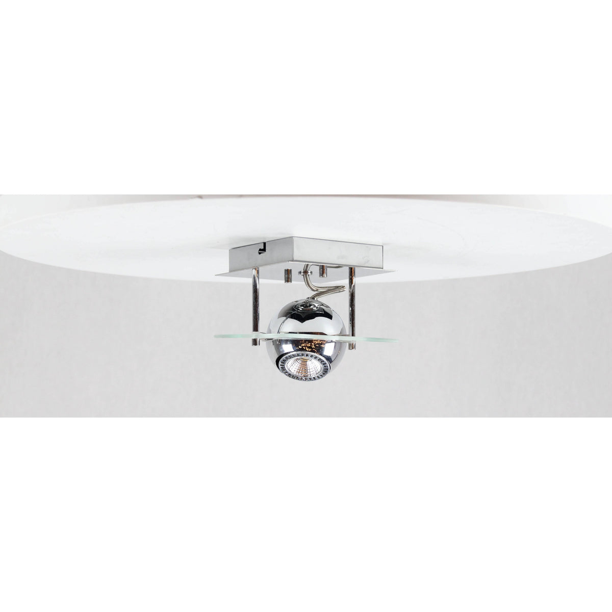 LAMP. TECHO REFLECTORA CROMO 1L GU10 50W