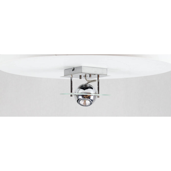 LAMP. TECHO REFLECTORA CROMO 1L GU10 50W