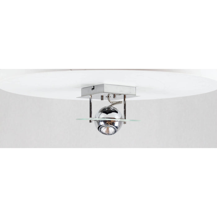 LAMP. TECHO REFLECTORA CROMO 1L GU10 50W
