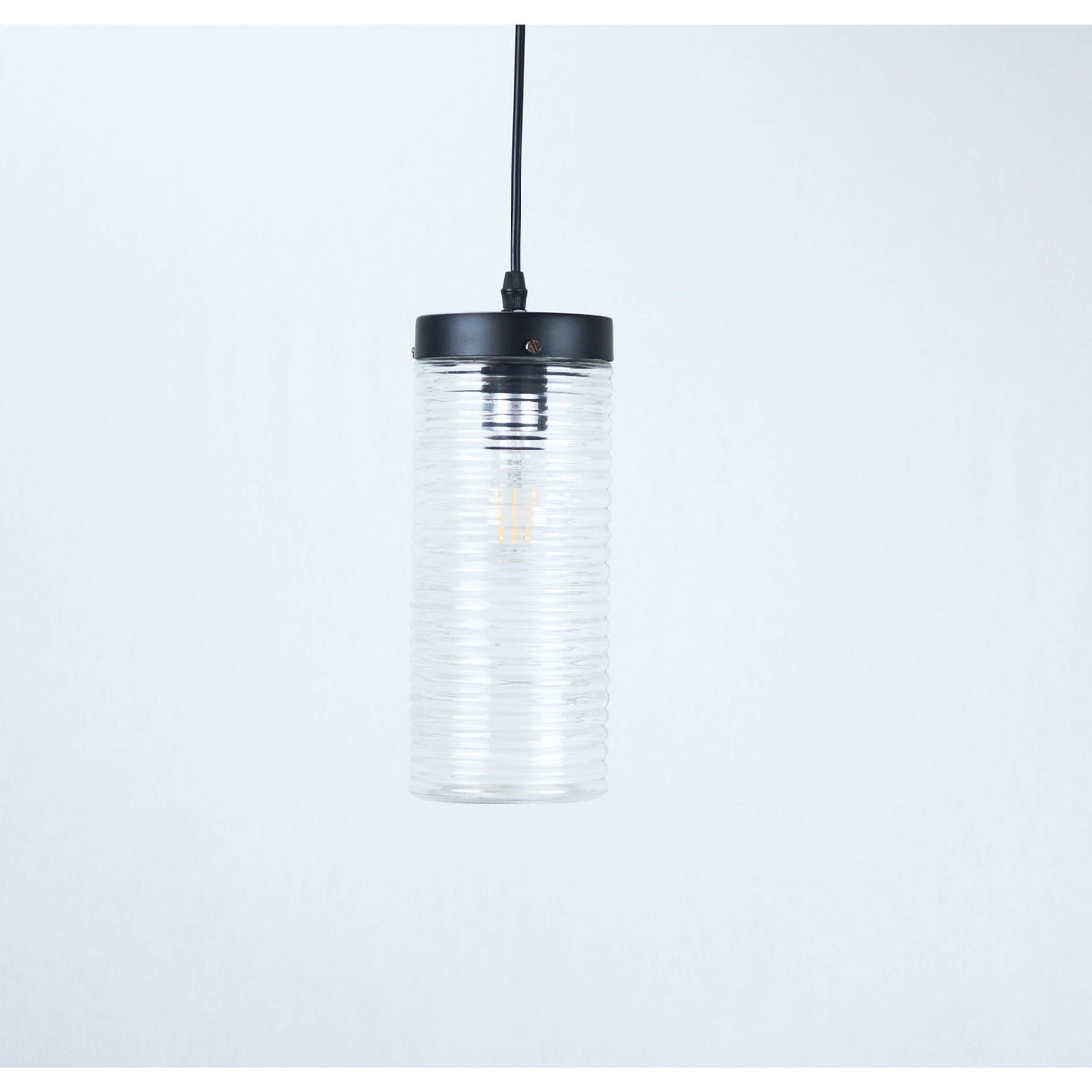 LAMP. COLGANTE NEGRO 1L E27 60W