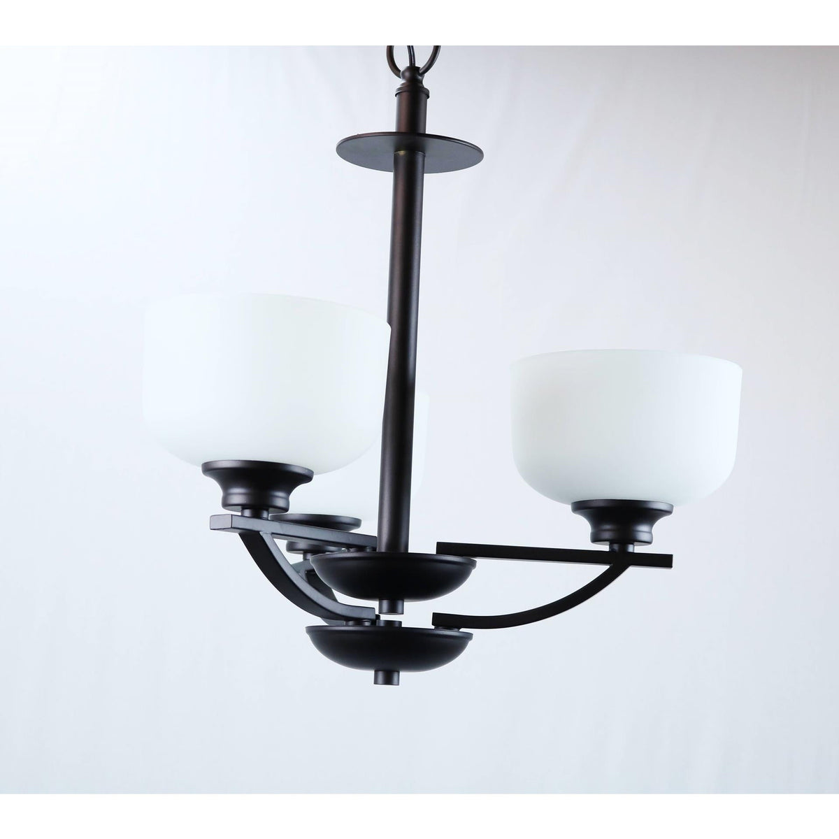 LAMP. COLGANTE BRONCE ANTIGUO 3L E27 60W