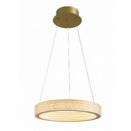 LAMP. LED COLGANTE DORADO 65W 100-240V 3000K