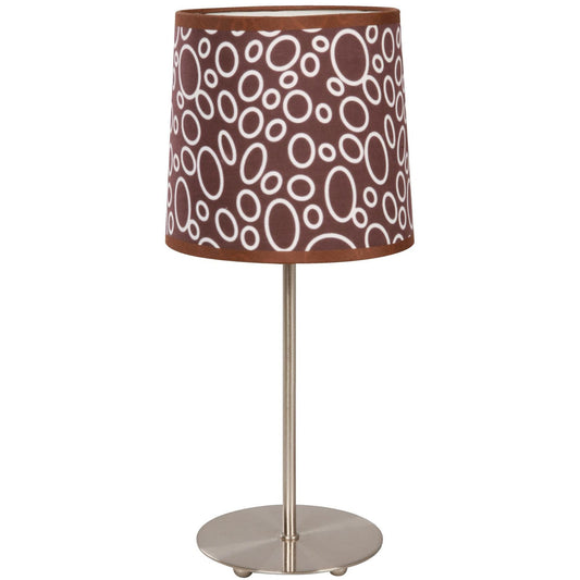 LAMP. MESA NÍQUEL SATINADO 1L E27 40W