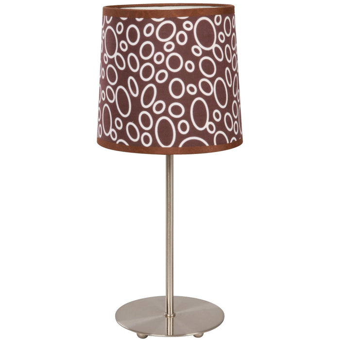 LAMP. MESA NÍQUEL SATINADO 1L E27 40W