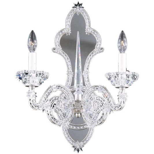 LAMP. PARED SCHEHERAZADE PLATEADO 2L E12 60W
