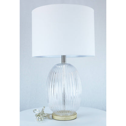 LAMP. MESA TRANSPARENTE 1L E27 100W