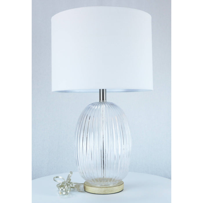 LAMP. MESA TRANSPARENTE 1L E27 100W