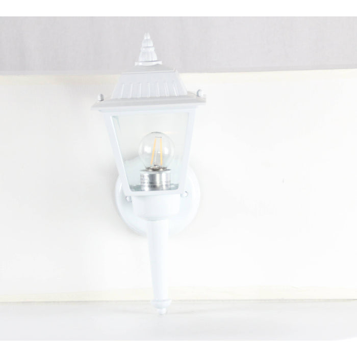 LAMP. EXT. PARED BLANCO 1L E27 60W