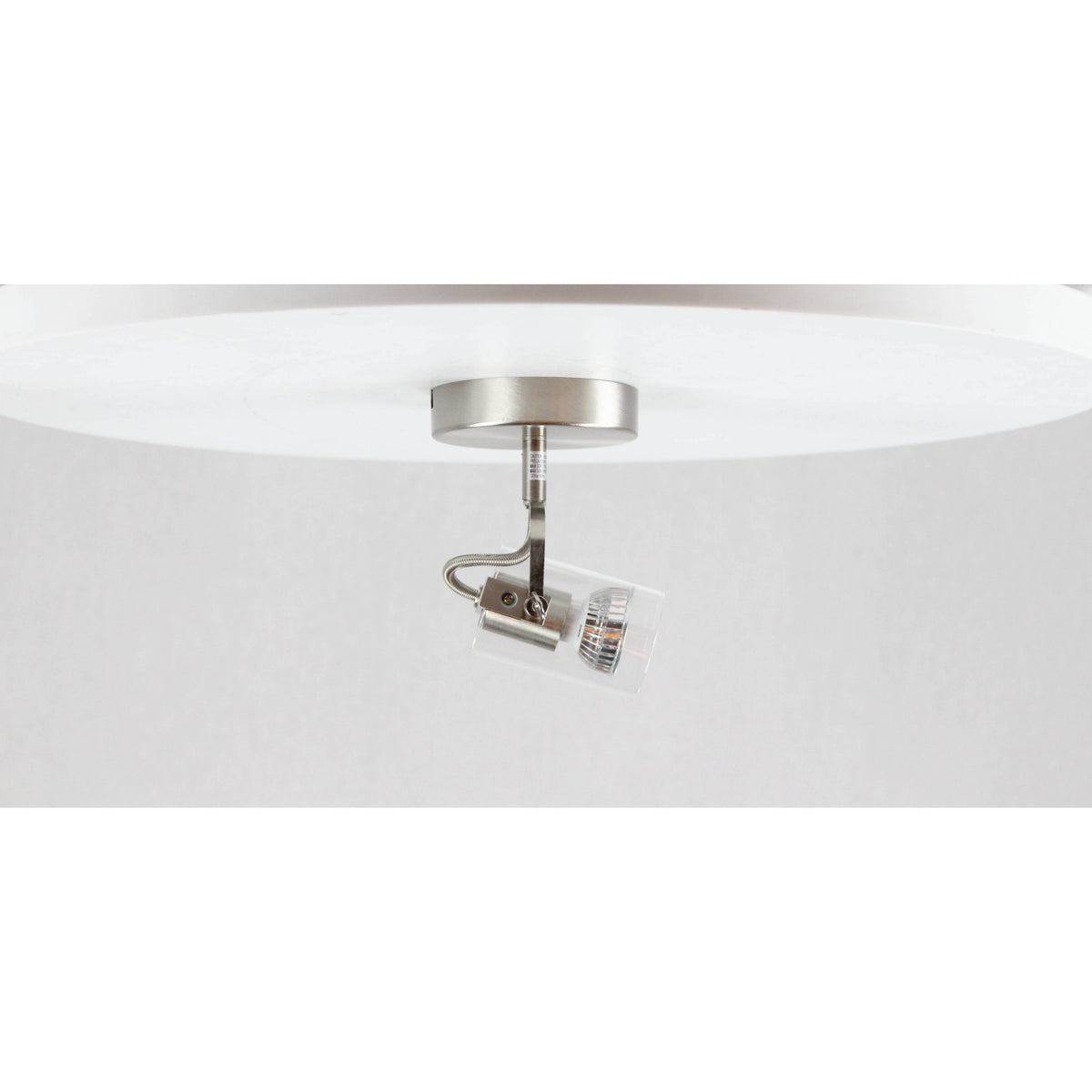 LAMP. TECHO NÍQUEL SATINADO 1L GU10 50W