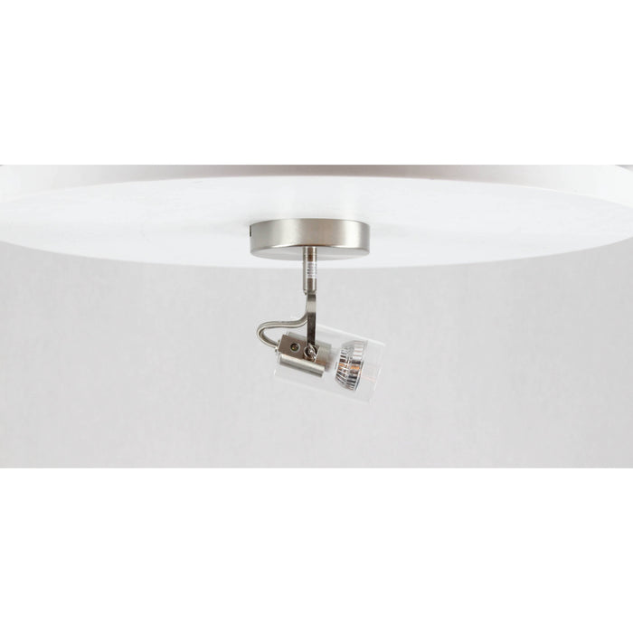 LAMP. TECHO NÍQUEL SATINADO 1L GU10 50W
