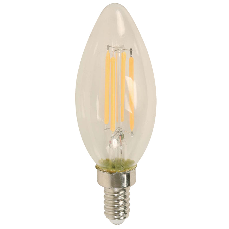 BOMBILLO LED FILAMENTO C35 E12 4W 100-240V 2700K