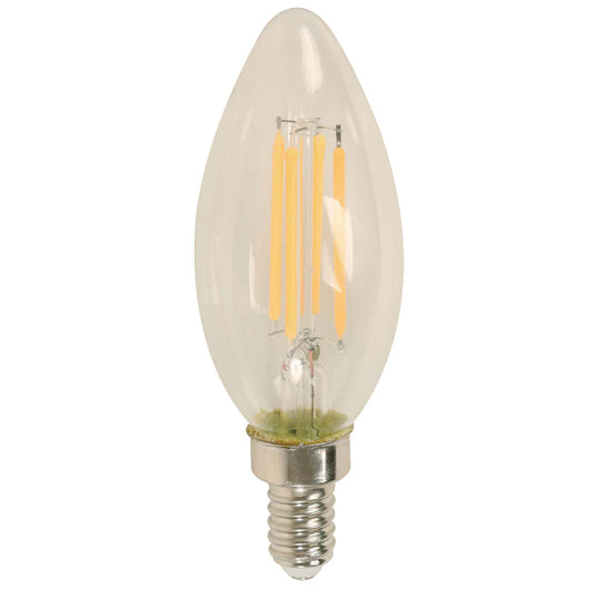 BOMBILLO LED FILAMENTO C35 E12 4W 100-240V 2700K