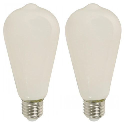 BOMBILLO LED FILAMENTO ST64 E27 5W 120V 3000K ATENUABLE 2 PIEZAS