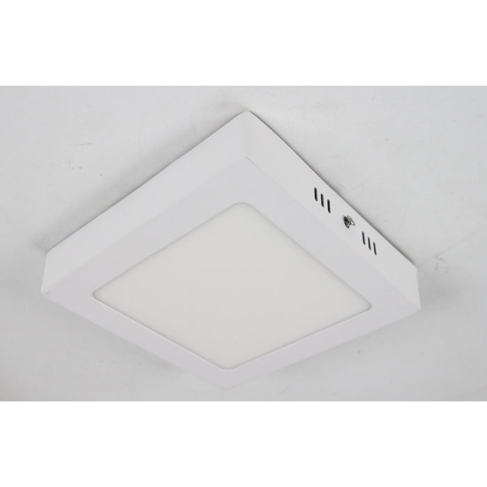 LAMP LED TECHO CUADRADA BLANCA 12W 4000K