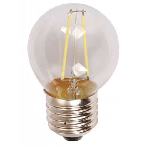 BOMBILLO LED FILAMENTO G45 E27 2W 120V 6500K
